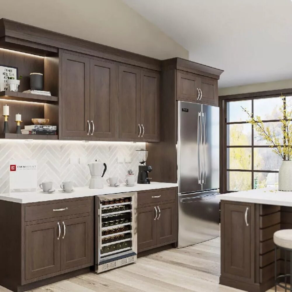 Inset-Brown-Slab-Shaker-Kitchen-Cabinets-Closeup.jpg