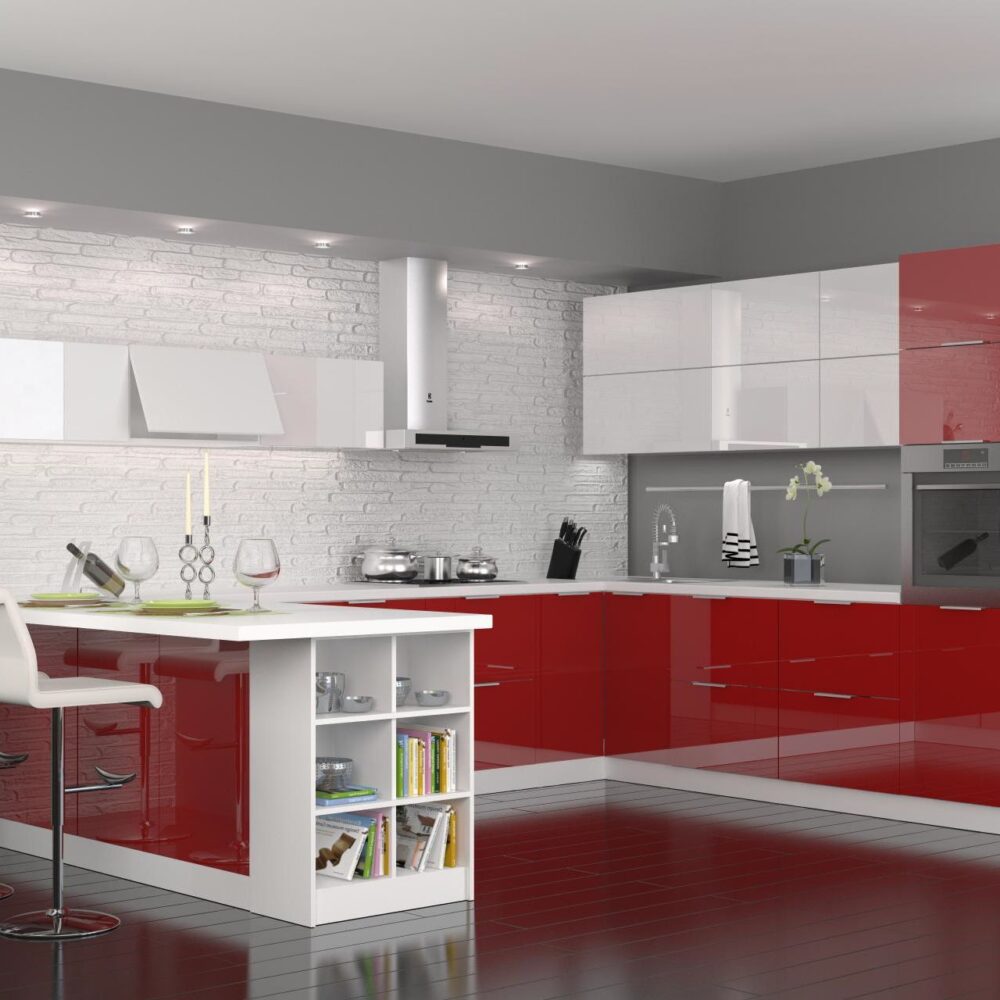 cocina_moderna_modular_mdf_pvc_alto_brillo_rojo